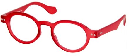 Leesbril INY Doktor G12200 rood/transparant +1.00
