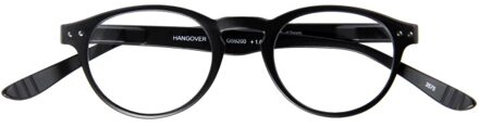 Leesbril INY Hangover Panto G59200 Zwart +1.00