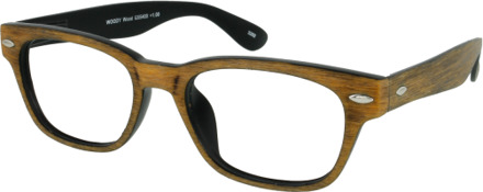 Leesbril INY Woody Wood G55400 bruin