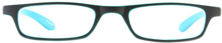 Leesbril INY Zipper Selection G51600 grijs/turqoise +1.00