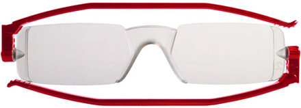 Leesbril Nannini compact opvouwbaar rood +1.00