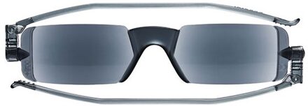 Leesbril Nannini compact opvouwbaar zonneleesbril zwart +1.00