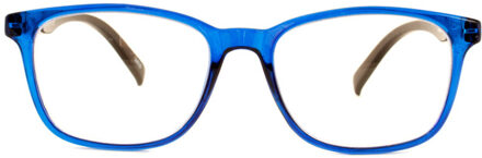 Leesbril +1.00 LUCKY blauw-zwart