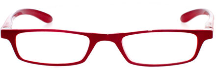 Leesbril +1.00 Zipper Rood