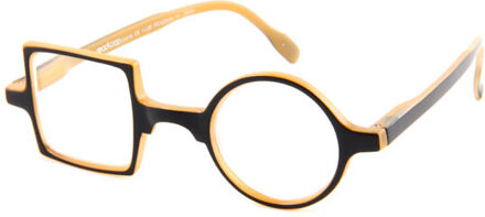 Leesbril Readloop Patchwork 2607-01 zwart/beige +1.50
