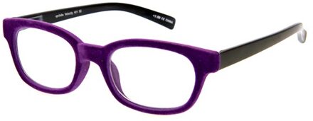 Leesbril Velocity 401 52 zwart/paars fluweel
