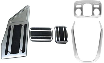 Leeslamp Frame Trim Cover Interieur Mouldings Styling Met 3 Pcs Auto Gaspedaal, Rempedaal, voetsteun Pad