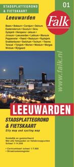 Leeuwarden stadsplattegrond & fietskaart - Boek Falkplan (9028707883)