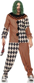 Leg Avenue Creepy Circus Clown kostuum - XL - Multicolours - Leg Avenue