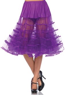 Leg Avenue Halloween - Lange fel paarse petticoat voor dames