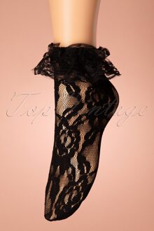 Leg Avenue Lace Anklet With Ruffle