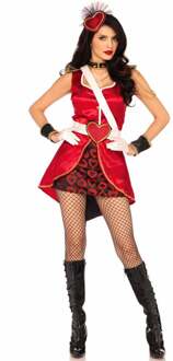 Leg Avenue LEG-AVENUE - Hartenprinses kostuum voor vrouwen - M - Volwassenen kostuums