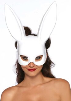 Leg Avenue LEG-AVENUE - Wit konijnenmasker - Maskers > Half maskers