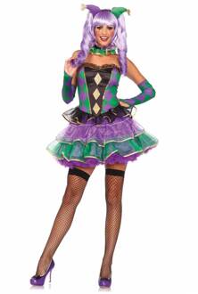 Leg Avenue Mardi Gras Sweetie kostuum - M/L - Multicolours - Leg Avenue