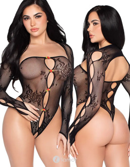 Leg Avenue Open Body met Shrug Set, LAV88071 - Maat: One Size