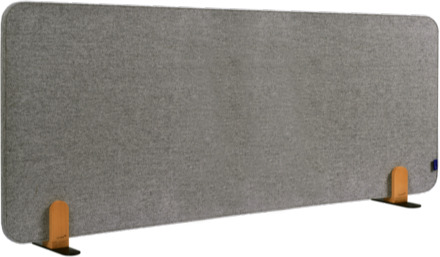 Legamaster ELEMENTS akoestisch bureauscherm 60x160cm licht grijs (houder)