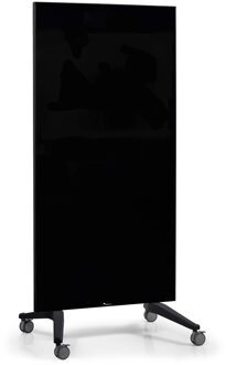 Legamaster Mobiel glassboard dubbelzijdig - 90 x 175 cm - Zwart