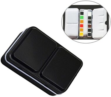 Lege Effen Aquarel Doos Case Tin voor 12 Kleuren Kunstenaar Tekening Verf Box Palet Schilderen Kunst Levert Voor Kids School student