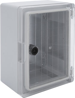 Lege Groepenkast - 350x250x150mm - Velvalux Panoboxpro - Transparant Deksel - Installatiekast - Kunststofkast - Waterdicht IP65