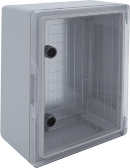 Lege Groepenkast - 400x300x195mm - Velvalux Panoboxpro - Transparant Deksel - Installatiekast - Kunststofkast - Waterdicht IP65