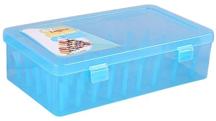 Lege Naaigaren Opbergdoos Container Case Houder Naaien Storage Case blauw