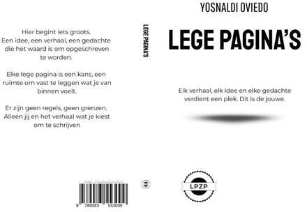 Lege Pagina's -   (ISBN: 9789083553009)
