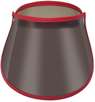 Lege Top Hoed Plastic Unisex Zomer Zonneklep Uv-bescherming Casual Transparante Zonnebrandcrème Fiets Cap Zonnehoed Fietsen Apparatuur 04