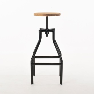 Legend Hoge draaibare kruk zwart - in hoogte verstelbaar