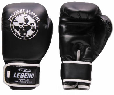 Legend Sports Bokshandschoenen Bonjasky Zwart/wit Maat 12