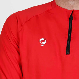 Legend zip sweater - - maat L Rood