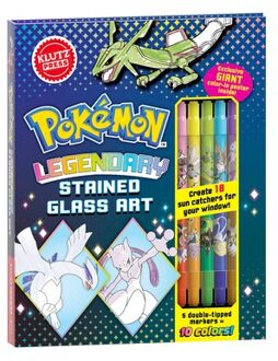 Legendary Pokemon Stained Glass Art - Klutz - Editors of Klutz