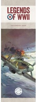 Legends Of Wwii Slim Calendar 2025 - Calendars, Carousel