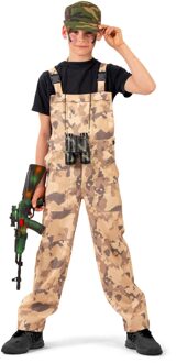 Leger Overall Camouflage Jongens Geel - Beige - Creme, Multikleur - Print
