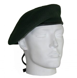 Leger soldaten baretten donkergroen 59 cm - Verkleedhoofddeksels