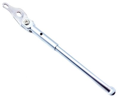 Legering Fiets Kickstand 16-Inch 349 Parking Stand Voor Brompton Snoeken 3 Zestig Trifold Achteras Kick Stand zilver