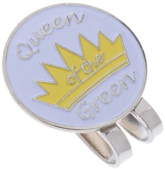 Legering Golf Hoed/Cap/Visor Clip Met Magnetische Golfbal Marker Golf Accessoires Grappige Voor Golfer kroon