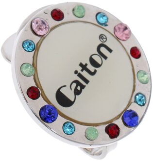 Legering Golf Hoed/Cap/Visor Clip Met Magnetische Golfbal Marker Golf Accessoires Grappige Voor Golfer Rhinestone