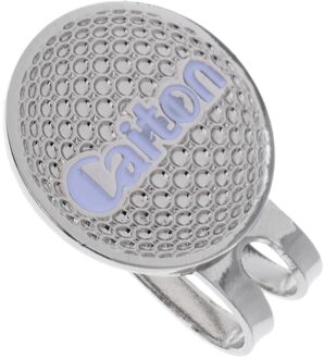 Legering Golf Hoed/Cap/Visor Clip Met Magnetische Golfbal Marker Golf Accessoires Grappige Voor Golfer zilver