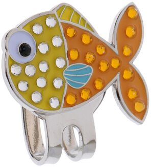 Legering Golf Hoed/Cap/Visor Clip Met Magnetische Golfbal Marker Golf Accessoires Grappige Voor Golfer