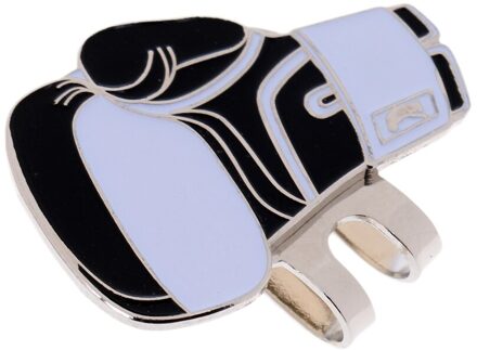 Legering Golfbal Marker Clip Hoed Golf Accessoire Decor Vetement zwart