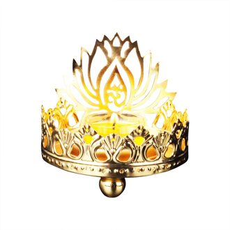 Legering Hol Gesneden Licht Shadow Kaarshouder Gesneden Licht Shadow Boter Lamp Verlichting Buiten Waterdicht Landschap Lamp