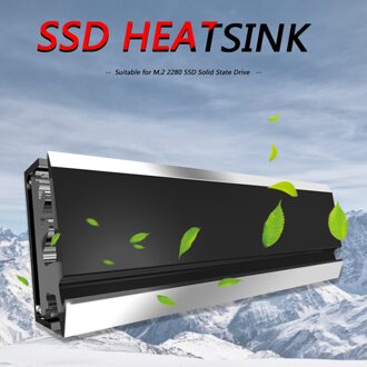 Legering M.2 Ssd 2280 Heatsink Cooler Dissipatie Radiator Solid State Drive Warmte Koeling Thermische Pad Voor Desktop Pc