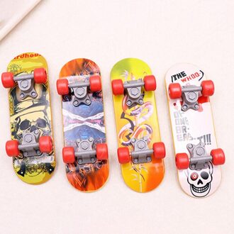 Legering Stand Toets Mini Vinger Boards Met Doos Jongens Speelgoed Skate Vrachtwagens Finger Skate Board