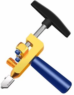 Legering Tegel Glassnijder Handleiding Tegel Spiegels Snijder Glas Cutters Set Keramische Tegel Opener Tegel Gereedschap Glassnijder Tool Multitools geel
