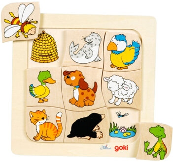 Legespiel ''Wer Lebt Wo?''