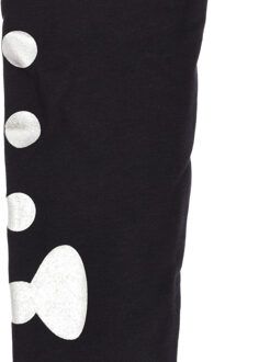 Legging met elastische stof en zeefdruk RK162F meisje - maat Zwart