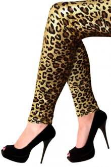 Legging metallic panter Multikleur - Print