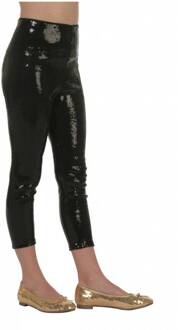 Legging pailletten zwart kind