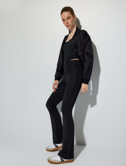 LEGGINGS Hoge taille Flare Legging Zwart