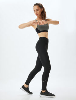 LEGGINGS Hoge taille Stiksel detail Legging Zwart